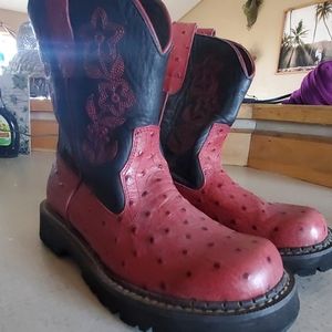 Roper Ostrich Boots 7.5